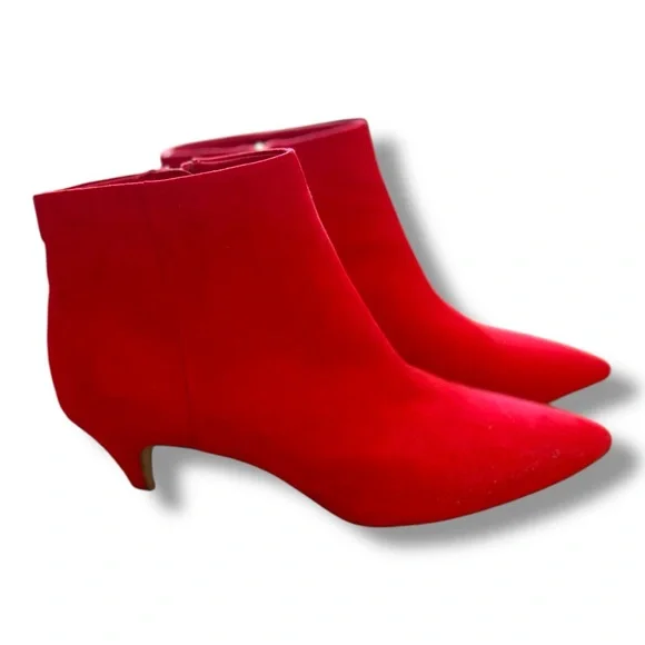 Circus by Sam Edelman Bold Red Ankle Booties - Picture 2 of 7